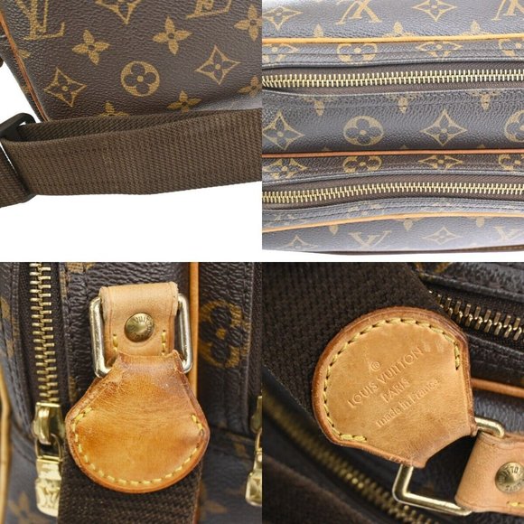 LOUIS VUITTON Reporter PM Crossbody Shoulder Bag Monogram Leather M45254 35YA106 - Picture 9 of 16